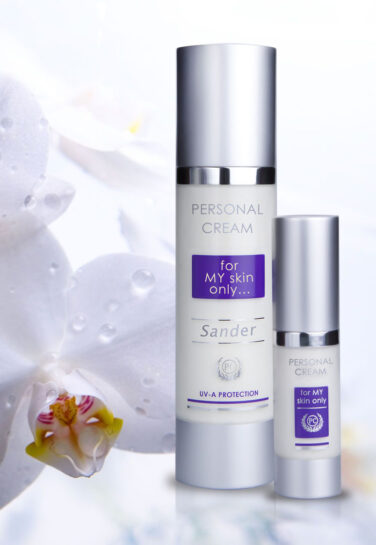 Personal Cream Pair Silver Orchid